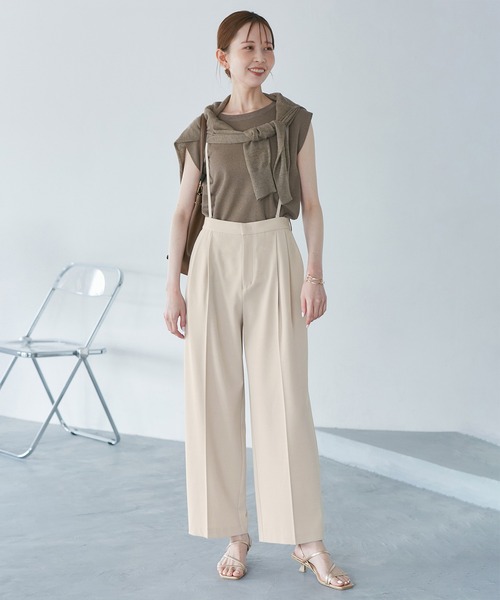 アルベロベッロ　サスペンダー付きワイドパンツ セール】【3サイズ展開】サスペンダー付きワイドパンツ（その他
