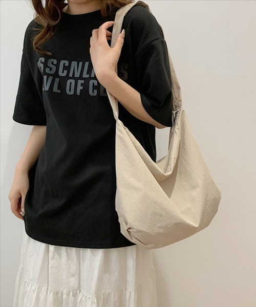 Miniministore(ミニミニストア)の「トートバッグ レディース 肩掛け(トートバッグ・レディース・ブラック/カーキ/ライトブルー/ベージュ/ダークベージュ・FREE)」の3枚目の写真