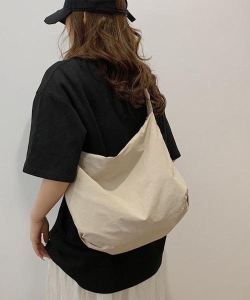 Miniministore(ミニミニストア)の「トートバッグ レディース 肩掛け(トートバッグ・レディース・ブラック/カーキ/ライトブルー/ベージュ/ダークベージュ・FREE)」の9枚目の写真
