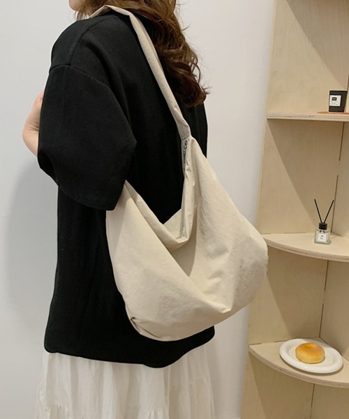Miniministore(ミニミニストア)の「トートバッグ レディース 肩掛け(トートバッグ・レディース・ブラック/カーキ/ライトブルー/ベージュ/ダークベージュ・FREE)」の10枚目の写真