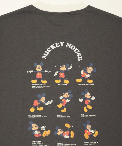 セール】【DISNEY/ディズニー】バック刺繍/プリント 半袖