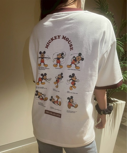 セール】【DISNEY/ディズニー】バック刺繍/プリント 半袖