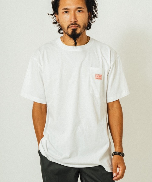 BIG MIKE(ビッグマイク)の「BIG MIKE ビックマイク/ 新サングラスポケット 半袖 Tシャツ // 102528500(Tシャツ/カットソー・メンズ・ホワイト/ブラック/グリーン系その他/ブルー系その他/チャコール・LARGE/X-LARGE/MEDIUM)」の1枚目の写真