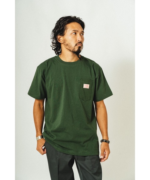 BIG MIKE(ビッグマイク)の「BIG MIKE ビックマイク/ 新サングラスポケット 半袖 Tシャツ // 102528500(Tシャツ/カットソー・メンズ・ホワイト/ブラック/グリーン系その他/ブルー系その他/チャコール・LARGE/X-LARGE/MEDIUM)」の9枚目の写真