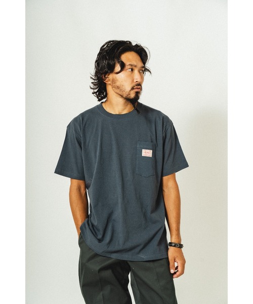 BIG MIKE(ビッグマイク)の「BIG MIKE ビックマイク/ 新サングラスポケット 半袖 Tシャツ // 102528500(Tシャツ/カットソー・メンズ・ホワイト/ブラック/グリーン系その他/ブルー系その他/チャコール・LARGE/X-LARGE/MEDIUM)」の10枚目の写真