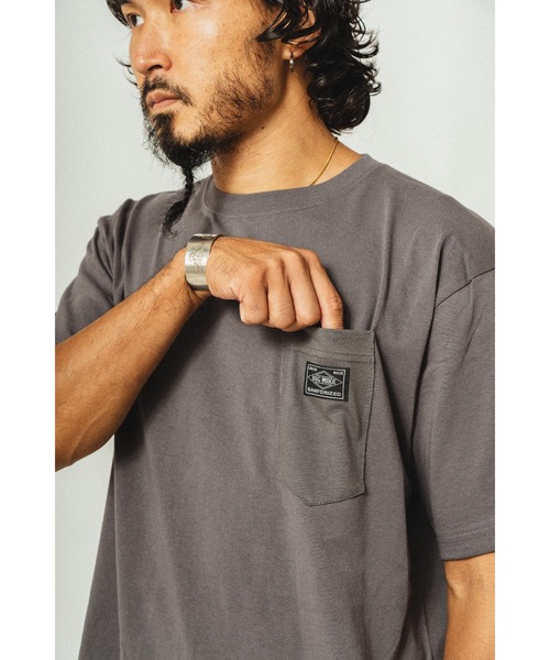 BIG MIKE(ビッグマイク)の「BIG MIKE ビックマイク/ 新サングラスポケット 半袖 Tシャツ // 102528500(Tシャツ/カットソー・メンズ・ホワイト/ブラック/グリーン系その他/ブルー系その他/チャコール・LARGE/X-LARGE/MEDIUM)」の12枚目の写真