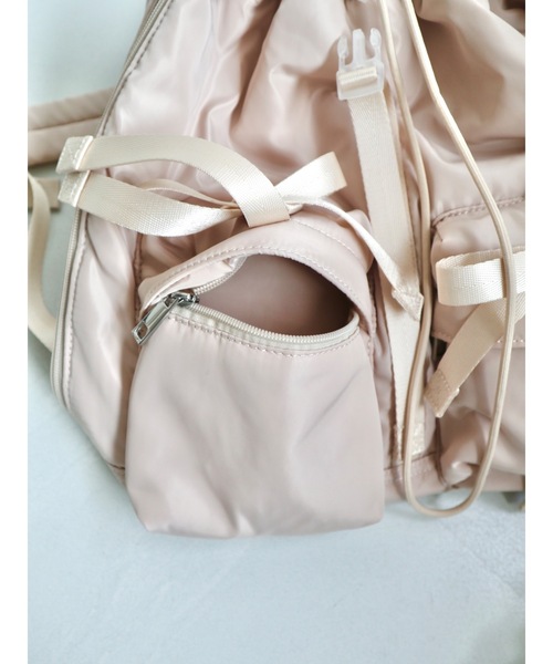 JUMELLE（ジュメロ）の「【Casselini】リボンバックパック（バックパック/リュック・レディース・ベージュ/ブラック・FREE）」の19枚目の写真