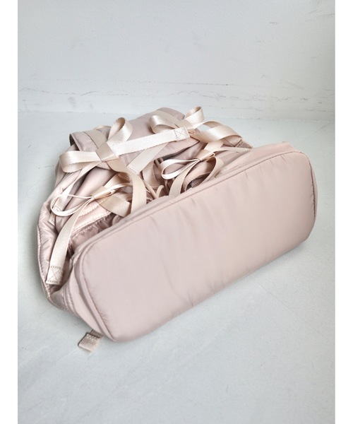 JUMELLE（ジュメロ）の「【Casselini】リボンバックパック（バックパック/リュック・レディース・ベージュ/ブラック・FREE）」の22枚目の写真