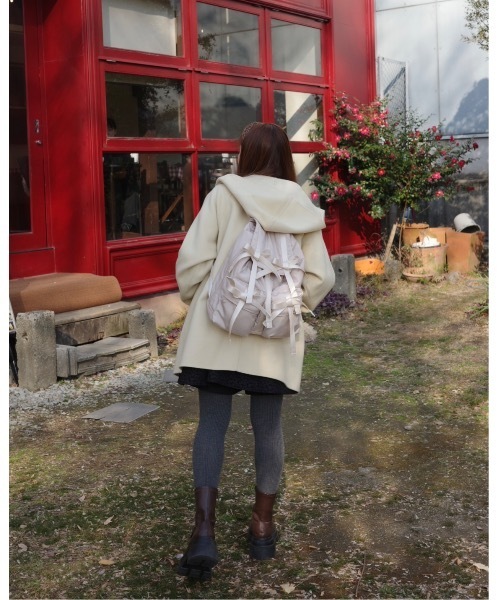 JUMELLE（ジュメロ）の「【Casselini】リボンバックパック（バックパック/リュック・レディース・ベージュ/ブラック・FREE）」の14枚目の写真