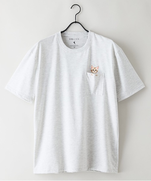 LB/S (エルビーエス)の「【汗染みの目立ちにくいTシャツ ZEROSTAIN/ゼロステイン】胸ポケット 刺繍Tシャツ 防汚 UVカット アニマル おじさん ビール アメ車(Tシャツ/カットソー・メンズ・ホワイト系その他3/ブラック系その他2/ホワイト系その他2/ブルー系その他/ベージュ系その他/ベージュ系その他3・LARGE/MEDIUM/X-LARGE)」の8枚目の写真