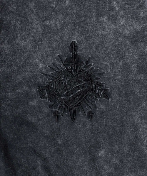 SITRY（シトリー）の「Chemical Wash Hard Graphic T-Shirt/ケミカル加工 グランジ ヴィンテージライク オーバーサイズ 半袖Tシャツ レディース メンズ（Tシャツ/カットソー・メンズ・ブラック系その他3/ブラック系その他/ブラック系その他2・L/M）」の13枚目の写真