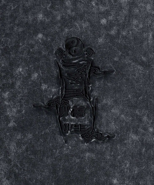 SITRY（シトリー）の「Chemical Wash Hard Graphic T-Shirt/ケミカル加工 グランジ ヴィンテージライク オーバーサイズ 半袖Tシャツ レディース メンズ（Tシャツ/カットソー・メンズ・ブラック系その他3/ブラック系その他/ブラック系その他2・L/M）」の11枚目の写真