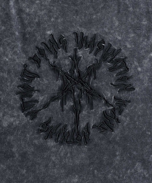 SITRY（シトリー）の「Chemical Wash Hard Graphic T-Shirt/ケミカル加工 グランジ ヴィンテージライク オーバーサイズ 半袖Tシャツ レディース メンズ（Tシャツ/カットソー・メンズ・ブラック系その他3/ブラック系その他/ブラック系その他2・L/M）」の16枚目の写真