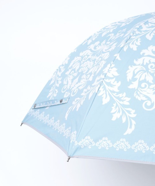 axes femme（アクシーズファム）の「ダマスク柄晴雨兼用ショート傘（長傘・レディース・ブルー/ピンク/チャコール・FREE）」の7枚目の写真