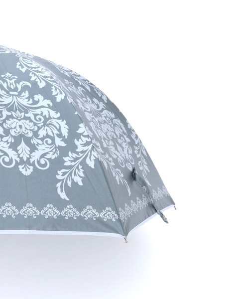 axes femme（アクシーズファム）の「ダマスク柄晴雨兼用ショート傘（長傘・レディース・ブルー/ピンク/チャコール・FREE）」の14枚目の写真