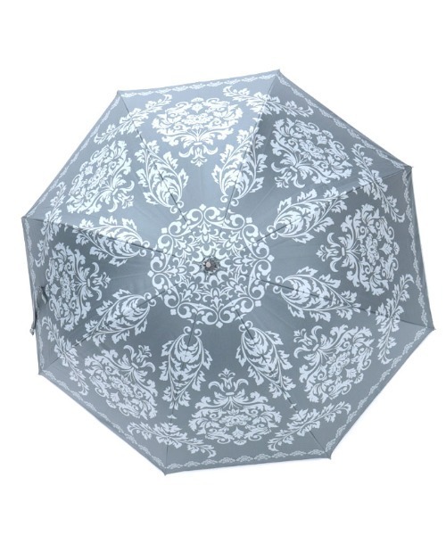 axes femme（アクシーズファム）の「ダマスク柄晴雨兼用ショート傘（長傘・レディース・ブルー/ピンク/チャコール・FREE）」の16枚目の写真