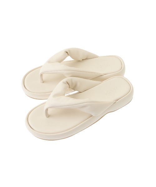 MANOF(マノフ)の「PADDED TWIST SANDAL(サンダル・レディース・アイボリー/ブラック・36/37/38)」の20枚目の写真