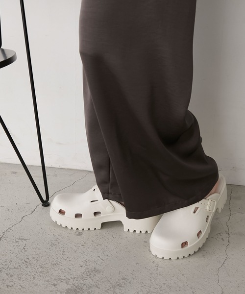 forksy.】MOHI/モヒ 厚底タンクソール サボサンダル forksy.│MONO