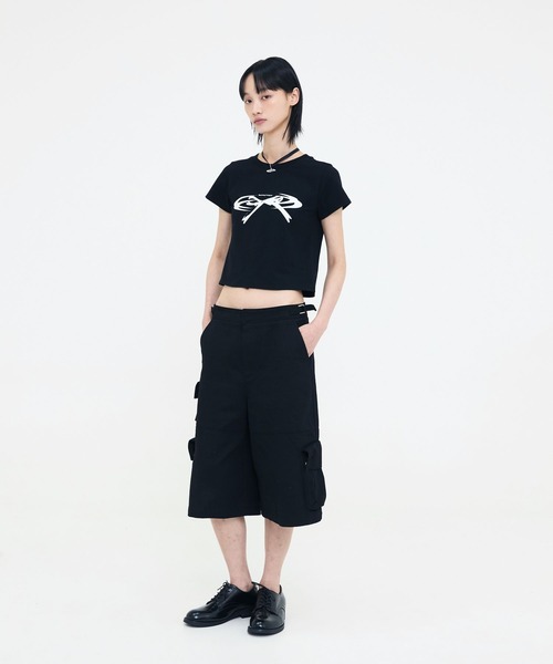 セール】Opening Project／Cropped Ribbon T（Tシャツ