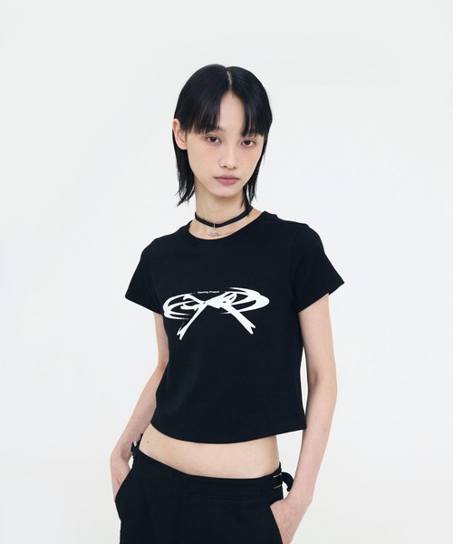 セール】Opening Project／Cropped Ribbon T（Tシャツ