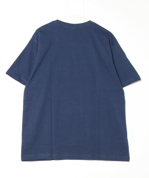 FILA T-SHIRTS コットン 刺繍/プリント/ポケット ロゴTシャツ（T