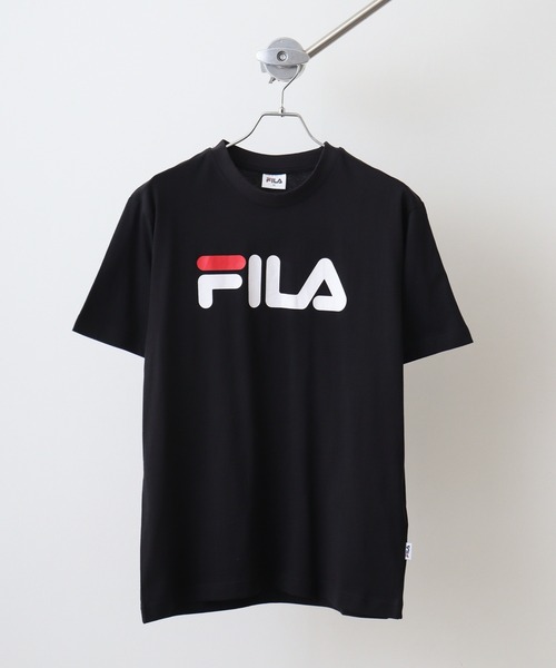 FILA(フィラ)の「FILA T-SHIRTS コットン 刺繍/プリント/ポケット ロゴTシャツ(Tシャツ/カットソー・メンズ・ライトイエロー/ネイビー/グリーン/ワイン/ブルー/ホワイト/グリーン系/ブルー系/ブラック/イエロー系/ホワイト系/ネイビー系/ネイビー系1/グリーン系1/ホワイト系1/ネイビー系2/ブラック系・M/L/LL)」の6枚目の写真