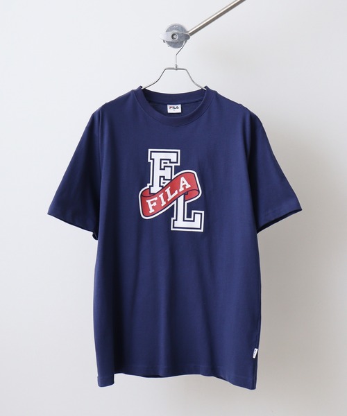 FILA(フィラ)の「FILA T-SHIRTS コットン 刺繍/プリント/ポケット ロゴTシャツ(Tシャツ/カットソー・メンズ・ライトイエロー/ネイビー/グリーン/ワイン/ブルー/ホワイト/グリーン系/ブルー系/ブラック/イエロー系/ホワイト系/ネイビー系/ネイビー系1/グリーン系1/ホワイト系1/ネイビー系2/ブラック系・M/L/LL)」の11枚目の写真