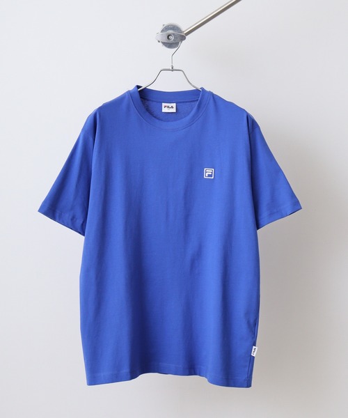 FILA(フィラ)の「FILA T-SHIRTS コットン 刺繍/プリント/ポケット ロゴTシャツ(Tシャツ/カットソー・メンズ・ライトイエロー/ネイビー/グリーン/ワイン/ブルー/ホワイト/グリーン系/ブルー系/ブラック/イエロー系/ホワイト系/ネイビー系/ネイビー系1/グリーン系1/ホワイト系1/ネイビー系2/ブラック系・M/L/LL)」の14枚目の写真