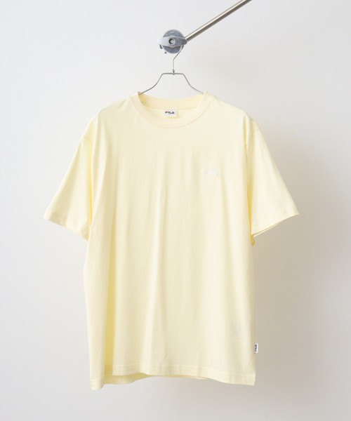 FILA(フィラ)の「FILA T-SHIRTS コットン 刺繍/プリント/ポケット ロゴTシャツ(Tシャツ/カットソー・メンズ・ライトイエロー/ネイビー/グリーン/ワイン/ブルー/ホワイト/グリーン系/ブルー系/ブラック/イエロー系/ホワイト系/ネイビー系/ネイビー系1/グリーン系1/ホワイト系1/ネイビー系2/ブラック系・M/L/LL)」の15枚目の写真