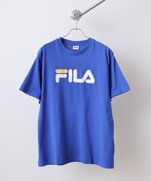 FILA(フィラ)の「FILA T-SHIRTS コットン 刺繍/プリント/ポケット ロゴTシャツ(Tシャツ/カットソー・メンズ・ライトイエロー/ネイビー/グリーン/ワイン/ブルー/ホワイト/グリーン系/ブルー系/ブラック/イエロー系/ホワイト系/ネイビー系/ネイビー系1/グリーン系1/ホワイト系1/ネイビー系2/ブラック系・M/L/LL)」の10枚目の写真