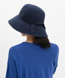 【ウォッシャブル】洗えてたためるつば広帽