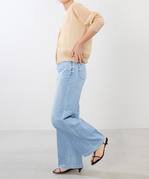 RED CARD TOKYO（レッドカード）の「【RED CARD TOKYO】Slogan-ルーズストレートデニムパンツ（デニムパンツ・レディース・ライトブルー・23/24）」の17枚目の写真