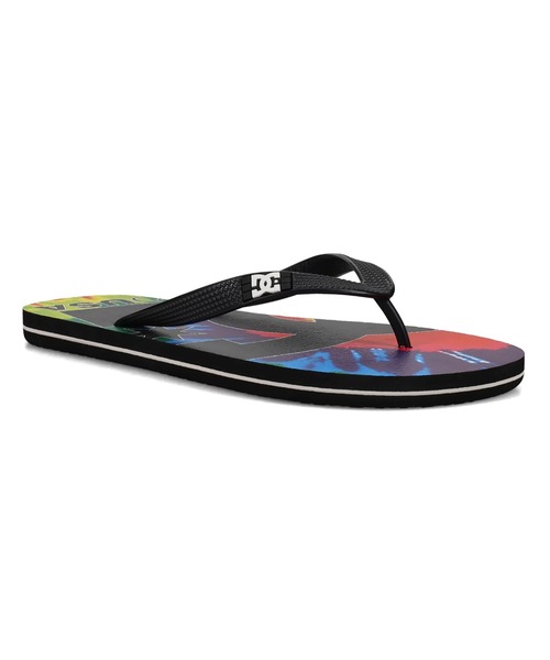 DC SHOES（ディーシーシューズ）の「SPRAY GRAFFIK/DC総柄ビーサン(ビーチサンダル）（サンダル・メンズ・ブラウン/カモフラージュ/ブラック×ホワイト/ブラック系その他・25cm/26cm/27cm/28cm/29cm/30cm）」の3枚目の写真