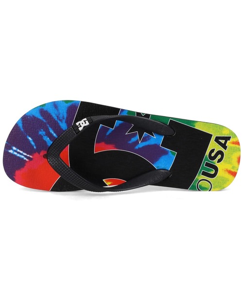 DC SHOES（ディーシーシューズ）の「SPRAY GRAFFIK/DC総柄ビーサン(ビーチサンダル）（サンダル・メンズ・ブラウン/カモフラージュ/ブラック×ホワイト/ブラック系その他・25cm/26cm/27cm/28cm/29cm/30cm）」の7枚目の写真