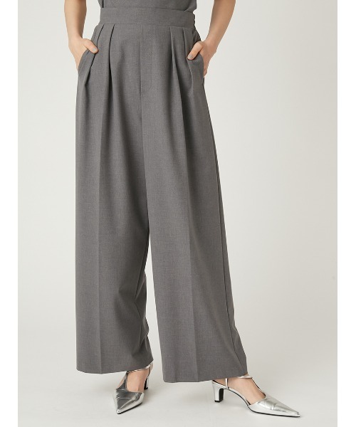 フレイアイディー　パンツ ツータックキュロットパンツ／ウォッシャブル レディース フレイアイディー パンツ ツータックキュロットパンツ／ウォッシャブル