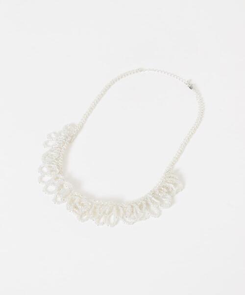 URBAN RESEARCH(アーバンリサーチ)の「decor『デコール』 Fringe Necklace(ネックレス・レディース・クリア・-)」の4枚目の写真
