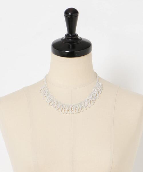 URBAN RESEARCH(アーバンリサーチ)の「decor『デコール』 Fringe Necklace(ネックレス・レディース・クリア・-)」の5枚目の写真