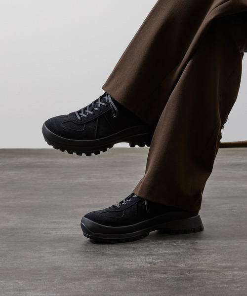 PADRONE（パドローネ）の「PADRONE パドローネ / GERMAN TRAINER with 884C Vibram ビブラムソールジャーマントレーナー 日本製 / PU8840-2006（スニーカー・メンズ・ブラック/ブラック系その他・40/41/42/43）」の18枚目の写真