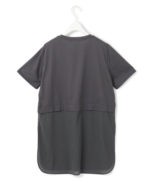 ICB（アイシービー）の「シアージャージーコンビカットソー（Tシャツ/カットソー・レディース・アイボリー系/ダークブラウン系/ブラック系/グレー系・LARGE/X-LARGE）」の22枚目の写真