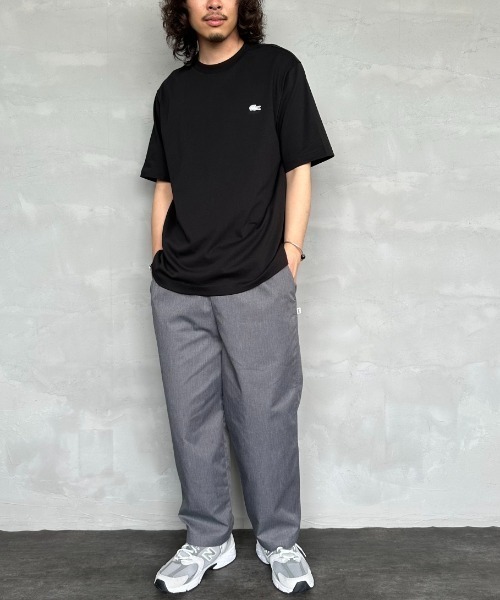 LACOSTE（ラコステ）の「[LACOSTE/ラコステ] ワンポイントロゴ バックプリントTシャツ（Tシャツ/カットソー・レディース・ホワイト/ブラック/カーキ・2/4/3）」の21枚目の写真
