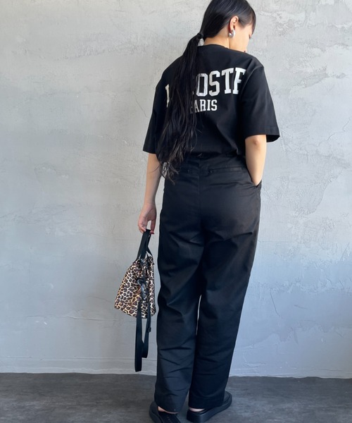 LACOSTE（ラコステ）の「[LACOSTE/ラコステ] ワンポイントロゴ バックプリントTシャツ（Tシャツ/カットソー・レディース・ホワイト/ブラック/カーキ・2/4/3）」の5枚目の写真