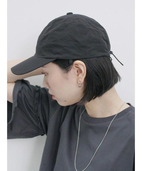 Samansa Mos2 blue（サマンサモスモスブルー）の「【接触冷感】ネックカバー付キャップ（ハット・レディース・キャメル/ベージュ/ブラック・F）」の12枚目の写真