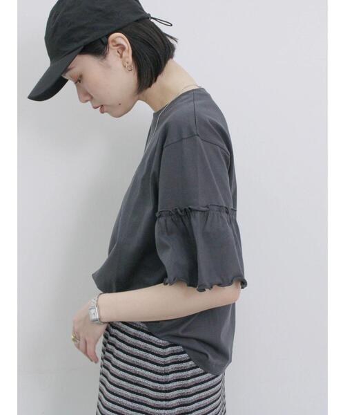 Samansa Mos2 blue（サマンサモスモスブルー）の「【接触冷感】ネックカバー付キャップ（ハット・レディース・キャメル/ベージュ/ブラック・F）」の16枚目の写真