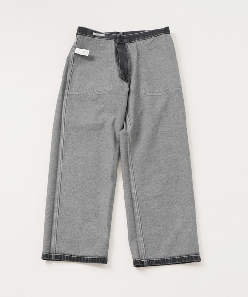 JOURNAL STANDARD relume(ジャーナルスタンダード レリューム)の「12オンス コンビステッチ デニム ベイカーパンツ(デニムパンツ・メンズ・ブラックミックス/アイボリー/ブルー系その他・LARGE/SMALL/MEDIUM)」の8枚目の写真