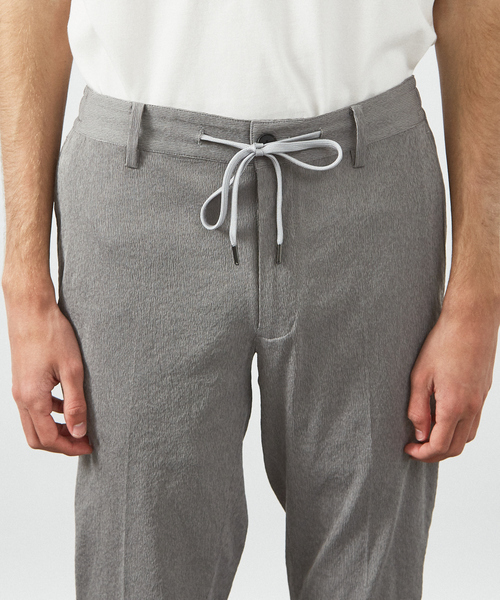 ABAHOUSE(アバハウス)の「【セットアップ対応】 PE-wrinkle ワッシャー イージースラックス /ストレッチ 吸水速乾 イージーケア(スラックス・メンズ・ダークブラウン/グレー/ダークネイビー・44/46/48/50)」の10枚目の写真
