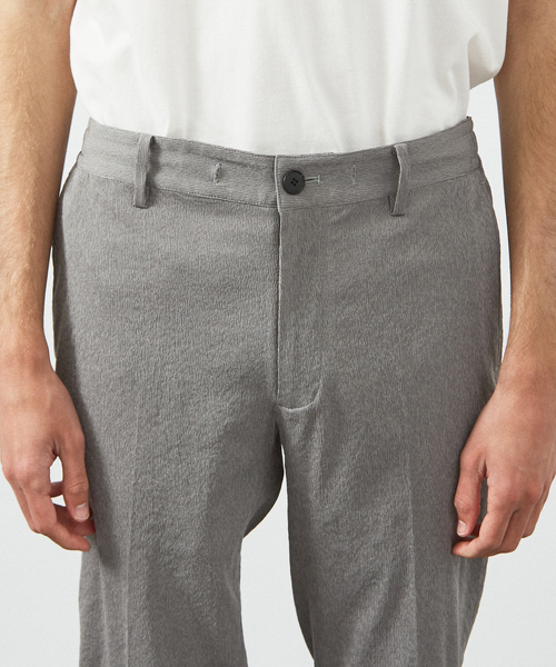ABAHOUSE(アバハウス)の「【セットアップ対応】 PE-wrinkle ワッシャー イージースラックス /ストレッチ 吸水速乾 イージーケア(スラックス・メンズ・ダークブラウン/グレー/ダークネイビー・44/46/48/50)」の11枚目の写真