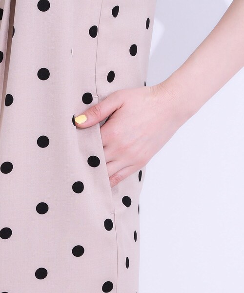 DRESKIP（ドレスキップ）の「【S-LL】着丈が調節できる 大人の麻調サロペット（サロペット/オーバーオール・レディース・ベージュ系5/チャコール/ブラック・01/02/03/04）」の22枚目の写真