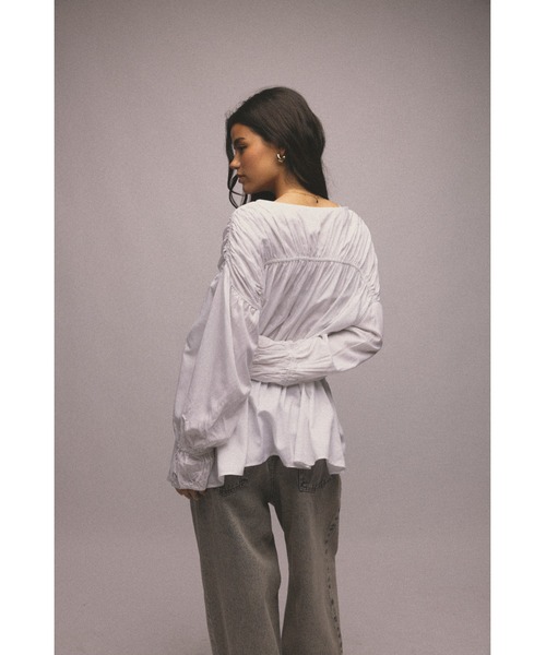 セール】Gather Blouse /ギャザーブラウス（シャツ/ブラウス