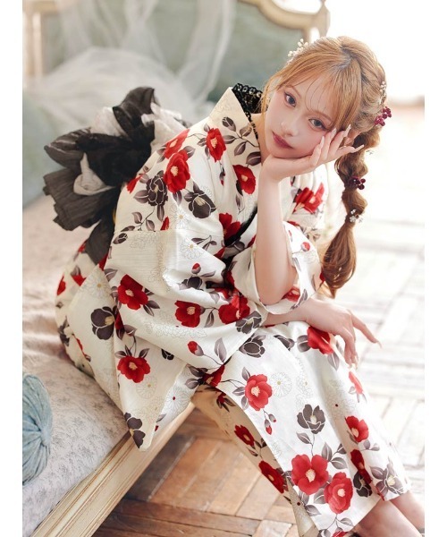 DAZZY（デイジー）の「【4万枚突破のヒットシリーズ】可愛い＆色っぽいデザイン 全31種類！選べる浴衣2点セット(浴衣+帯)（浴衣・レディース・その他16/その他15/その他11/その他12/その他9/その他7/その他14/その他6/その他5/その他3/その他19/その他13/その他10/その他4/その他1/その他18/その他17/その他8/その他2/その他21/その他22/その他23/その他24/その他25/その他20/その他31/その他26/その他27/その他28/その他29/その他30/その他32/その他33・フリー）」の21枚目の写真