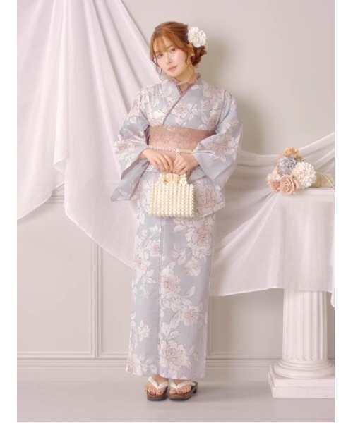 DAZZY 可愛い＆色っぽいデザイン 選べる浴衣2点セット(浴衣+帯) DAZZY 可愛い＆色っぽいデザイン 選べる浴衣2点セット(浴衣+帯